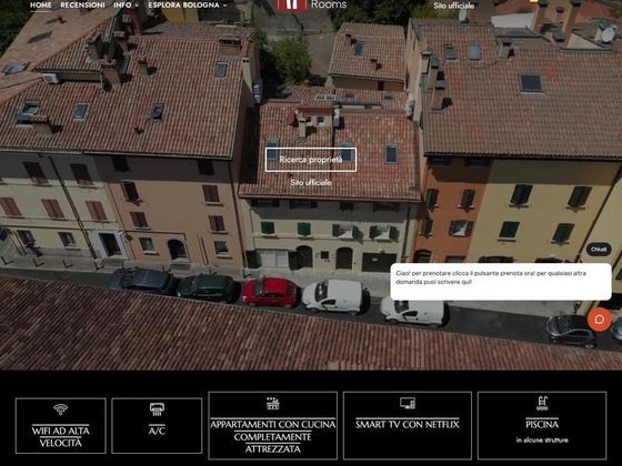 Il sito di Bologna Rooms
