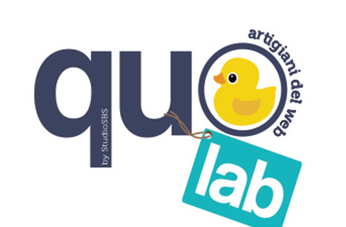 Esempio di immagine da rinominare: paperella e logo di QuoLAB